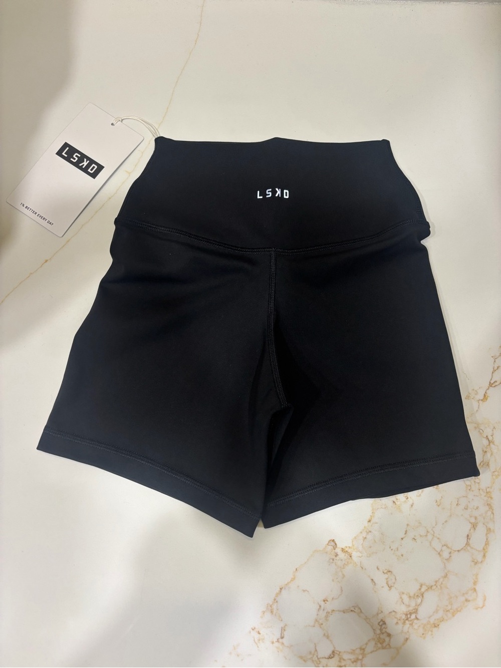 Brand New LSKD Fusion Ultra High-Rise 4” Shorts Black Multiple Sizes (NWT)